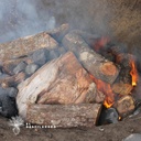 Leña encendida en el horno en Envido 29