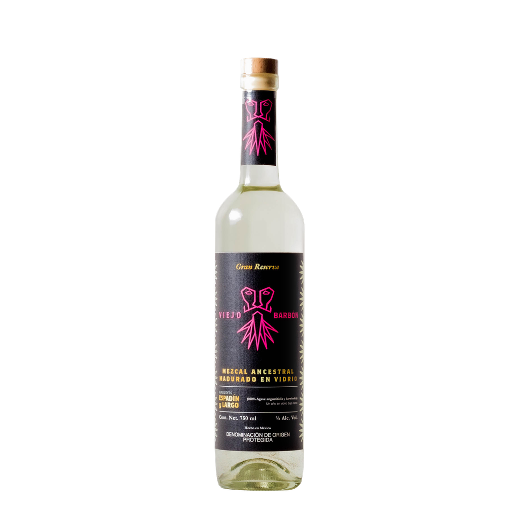 Mezcal Ancestral Viejo Barbón Ensamble Madurado en Vidrio 750ml