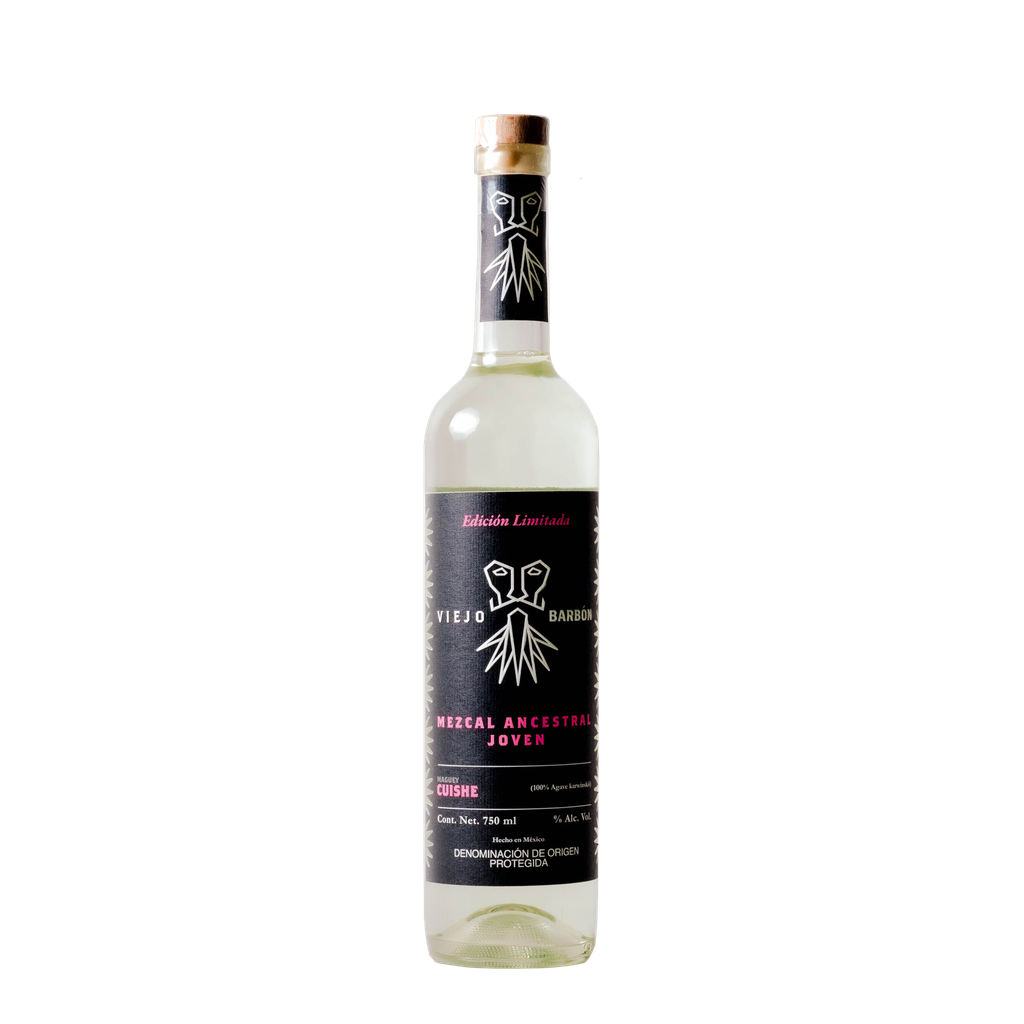 Mezcal Viejo Barbón Cuishe Joven