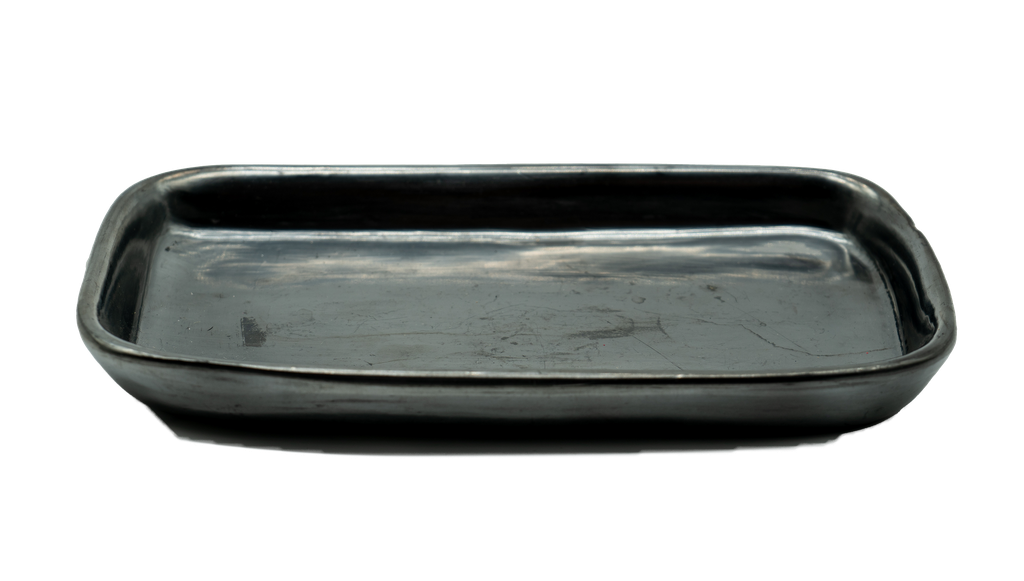 Charola mezcalera barro negro