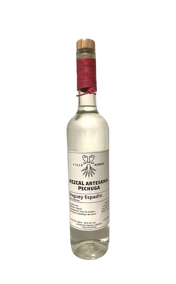 Mezcal Artesanal Viejo Barbón Espadín Pechuga 750ml