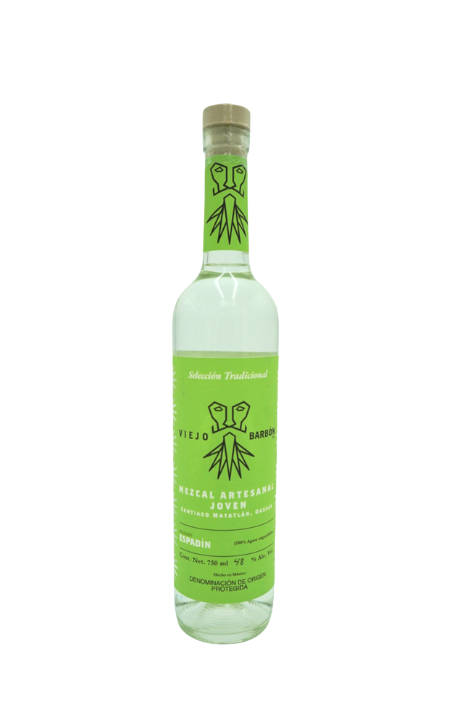 Mezcal Artesanal Viejo Barbón Espadín Joven 750ml