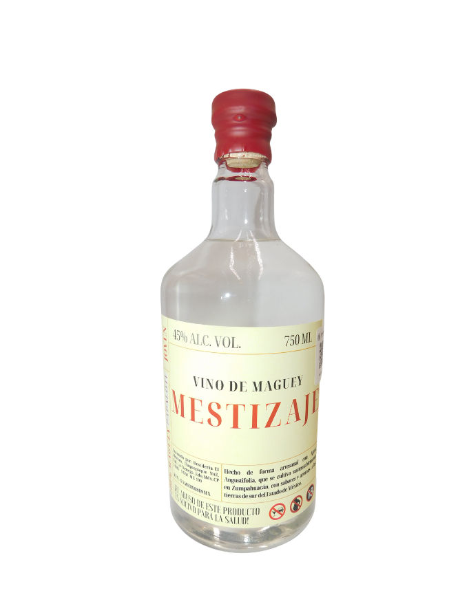 Mezcal Artesanal Mestizaje Papalote Joven 750ml