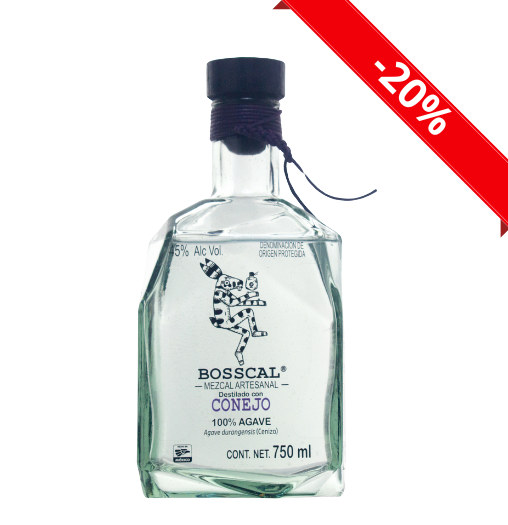 Mezcal Artesanal Bosscal Pechuga - Conejo  750ml