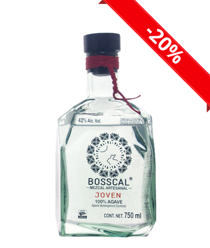 [BOSSC-CEN-JOV-750] Mezcal Artesanal Bosscal Joven 750ml