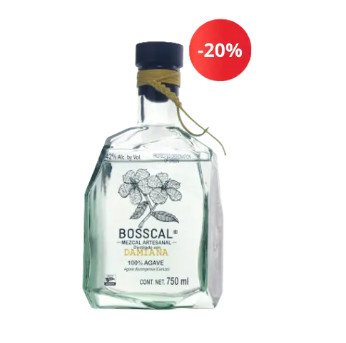 [BOSSC-DAM-JOV-750] Mezcal Bosscal Abocado - Damiana (destilado con)
