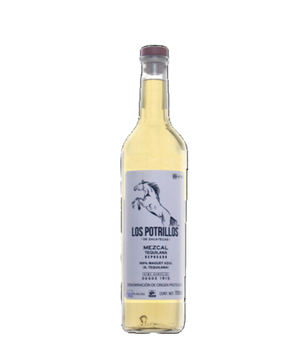 [HACIE-AZU-REP-700] Mezcal Artesanal Los Potrillos Azul Reposado 700ml