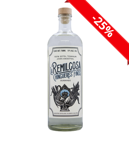 [LAREM-TEX-JOV-750] Sotol Artesanal Rayo Seco Texanum Joven 750ml