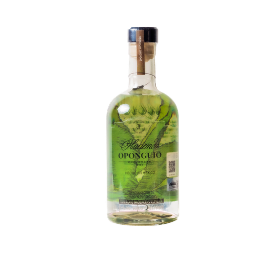 [OPONG-ENS-LAC-750] Mezcal Artesanal Hacienda Oponguio Ensamble Largo/Cupreata 750ml