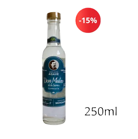 [DONMA-CUP-JOV-250] Mezcal Don Mateo de la Sierra Cupreata Joven 250ml