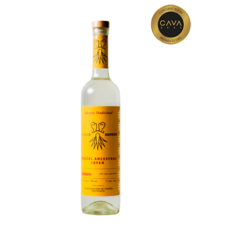 [VIEJO-ESP-JOV-750] Mezcal Ancestral Viejo Barbón Espadín Joven 750ml