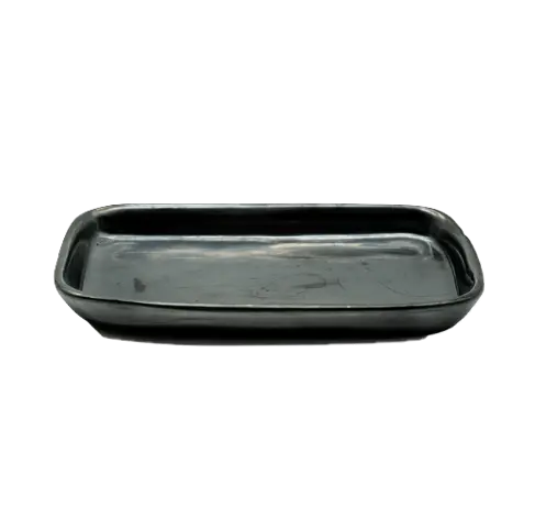 [CHARO-BAR-NEG] Charola mezcalera barro negro