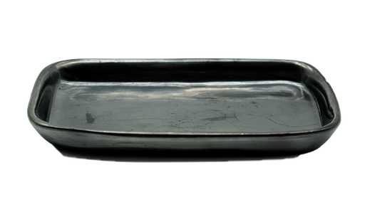 [CHARO-BAR-NEG] Charola mezcalera barro negro