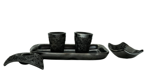 [JUEGO-BAR-NEG] Servicio mezcalero barro negro