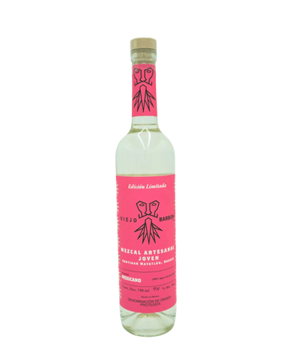 [VIEJOAR-MEX-JOV-750] Mezcal Artesanal Viejo Barbón Mexicano Joven 750ml